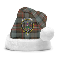 Clan Fergusson Weathered Tartan Crest Christmas Santa Hat OP53 Fergusson Weathered Tartan Tartan Santa Hat   