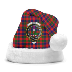 Clan Gow (of Skeoch) Tartan Crest Christmas Santa Hat CE14 Gow (of Skeoch) Tartan Tartan Santa Hat   