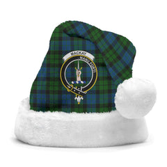 Clan MacKay Modern Tartan Crest Christmas Santa Hat OG91 MacKay Modern Tartan Tartan Santa Hat   