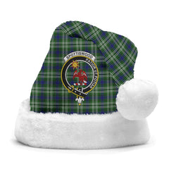 Clan Spottiswood Tartan Crest Christmas Santa Hat XU30 Spottiswood Tartan Tartan Santa Hat   