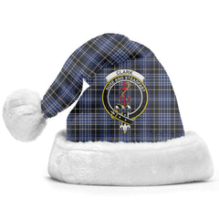 Clan Clark Modern Tartan Crest Christmas Santa Hat KZ58 Clark Modern Tartan Tartan Santa Hat   