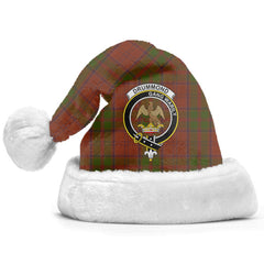 Clan Drummond Tartan Crest Christmas Santa Hat PJ20 Drummond Tartan Tartan Santa Hat   