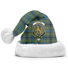 Clan Gillies Ancient Tartan Crest Christmas Santa Hat LM53 Gillies Ancient Tartan Tartan Santa Hat   