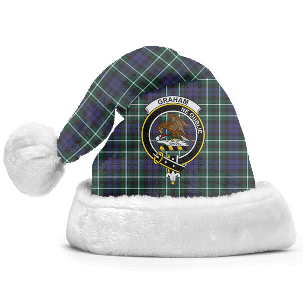 Clan Graham of Montrose Modern Tartan Crest Christmas Santa Hat GV37 Graham of Montrose Modern Tartan Tartan Santa Hat   