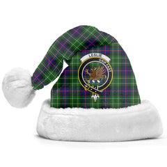 Clan Leslie Hunting Tartan Crest Christmas Santa Hat JC78 Leslie Hunting Tartan Tartan Santa Hat   