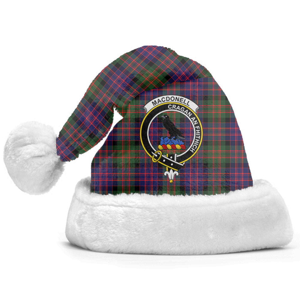 Clan MacDonnell of Glengarry Modern Tartan Crest Christmas Santa Hat UG62 MacDonnell of Glengarry Modern Tartan Tartan Santa Hat   