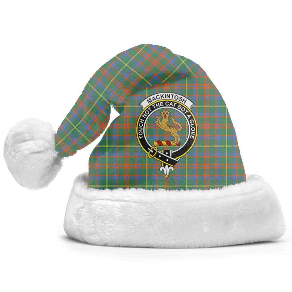 Clan MacKintosh Hunting Ancient Tartan Crest Christmas Santa Hat JL85 MacKintosh Hunting Ancient Tartan Tartan Santa Hat   