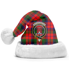 Clan MacNaughton Modern Tartan Crest Christmas Santa Hat BH93 MacNaughton Modern Tartan Tartan Santa Hat   