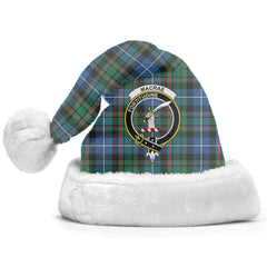 Clan MacRae Hunting Ancient Tartan Crest Christmas Santa Hat NS77 MacRae Hunting Ancient Tartan Tartan Santa Hat   