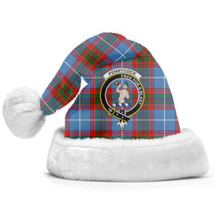 Clan Pennycook Tartan Crest Christmas Santa Hat PE39 Pennycook Tartan Tartan Santa Hat   