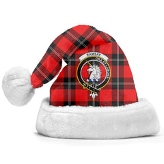 Clan Ramsay Modern Tartan Crest Christmas Santa Hat DG80 Ramsay Modern Tartan Tartan Santa Hat   