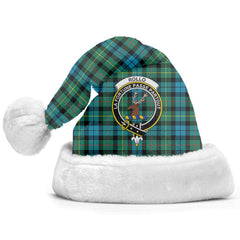 Clan Rollo Ancient Tartan Crest Christmas Santa Hat YM78 Rollo Ancient Tartan Tartan Santa Hat   