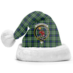 Clan Spottiswood Tartan Crest Christmas Santa Hat XU30 Spottiswood Tartan Tartan Santa Hat   