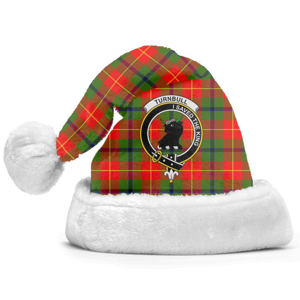 Clan Turnbull Dress Tartan Crest Christmas Santa Hat AV14 Turnbull Dress Tartan Tartan Santa Hat   
