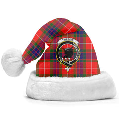 Clan Tweedie Tartan Crest Christmas Santa Hat HJ20 Tweedie Tartan Tartan Santa Hat   