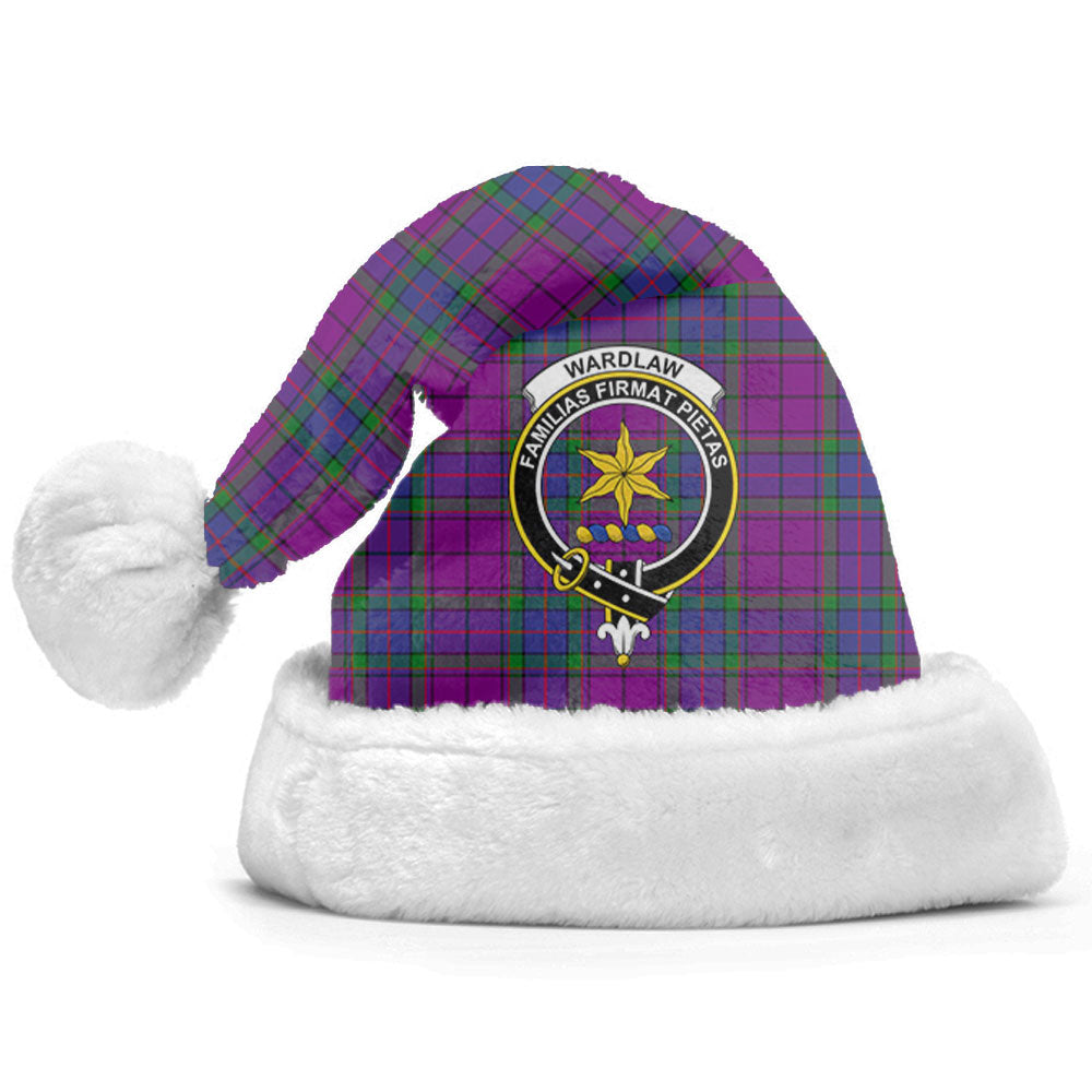 Clan Wardlaw Modern Tartan Crest Christmas Santa Hat WM44 Wardlaw Modern Tartan Tartan Santa Hat   