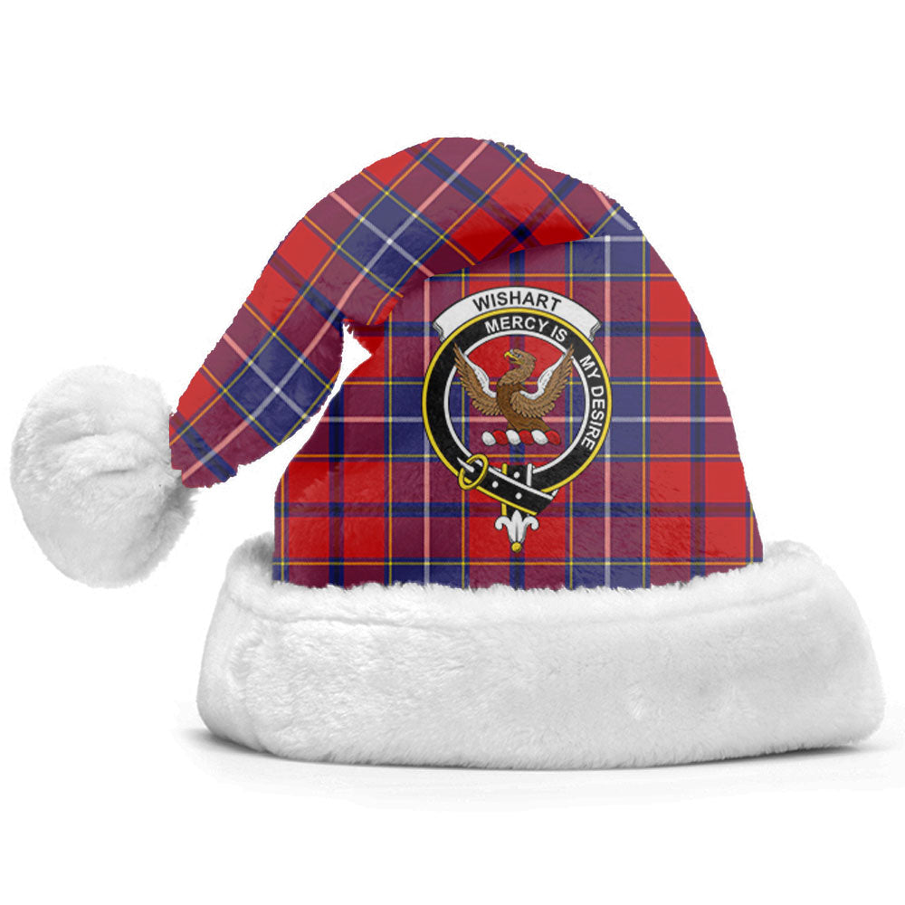 Clan Wishart Dress Tartan Crest Christmas Santa Hat HX32 Wishart Dress Tartan Tartan Santa Hat   