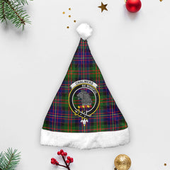 Clan Chalmers Tartan Crest Christmas Santa Hat FO47 Chalmers Tartan Tartan Santa Hat   