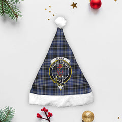 Clan Clark Modern Tartan Crest Christmas Santa Hat KZ58 Clark Modern Tartan Tartan Santa Hat   