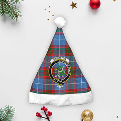 Clan Crichton Tartan Crest Christmas Santa Hat DG21 Crichton Tartan Tartan Santa Hat   