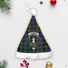 Clan Fleming Tartan Crest Christmas Santa Hat IU70 Fleming Tartan Tartan Santa Hat   