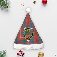 Clan Hamilton Ancient Tartan Crest Christmas Santa Hat EY13 Hamilton Ancient Tartan Tartan Santa Hat   