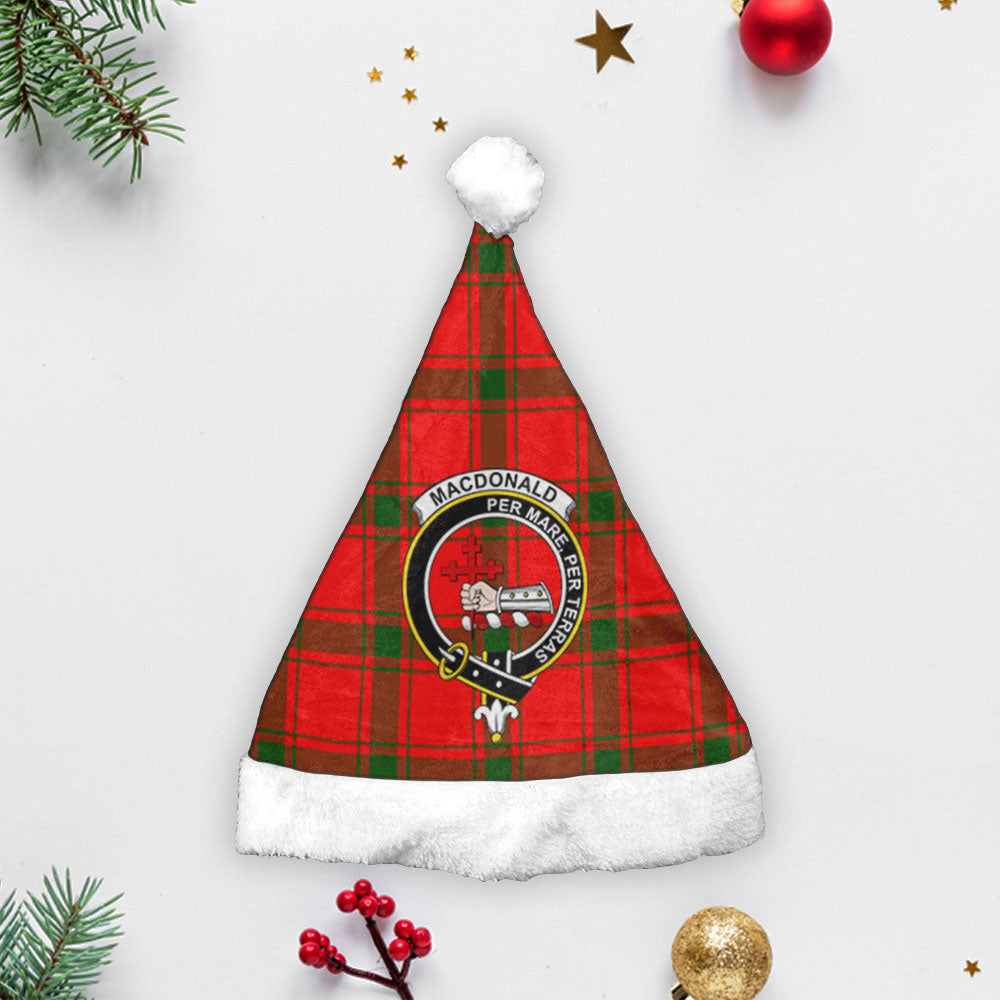 Clan MacDonald of Sleat Tartan Crest Christmas Santa Hat YI24 MacDonald of Sleat Tartan Tartan Santa Hat   