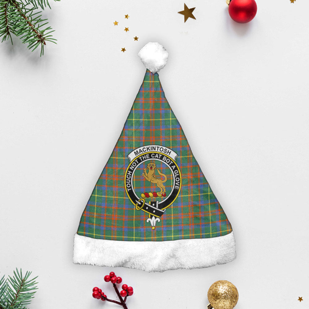 Clan MacKintosh Hunting Ancient Tartan Crest Christmas Santa Hat JL85 MacKintosh Hunting Ancient Tartan Tartan Santa Hat   