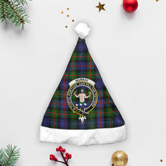 Clan Murray of Atholl Modern Tartan Crest Christmas Santa Hat WU12 Murray of Atholl Modern Tartan Tartan Santa Hat   