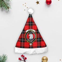 Clan Ramsay Modern Tartan Crest Christmas Santa Hat DG80 Ramsay Modern Tartan Tartan Santa Hat   