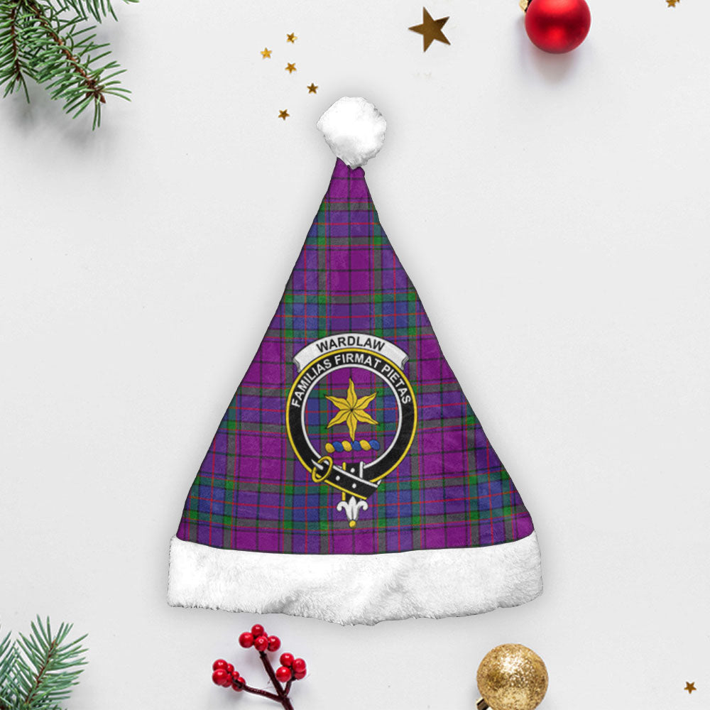 Clan Wardlaw Modern Tartan Crest Christmas Santa Hat WM44 Wardlaw Modern Tartan Tartan Santa Hat   