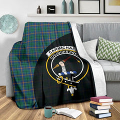 Clan Carmichael Ancient Tartan Crest Blanket Wave Style NK56 Clan Carmichael Tartan Today   