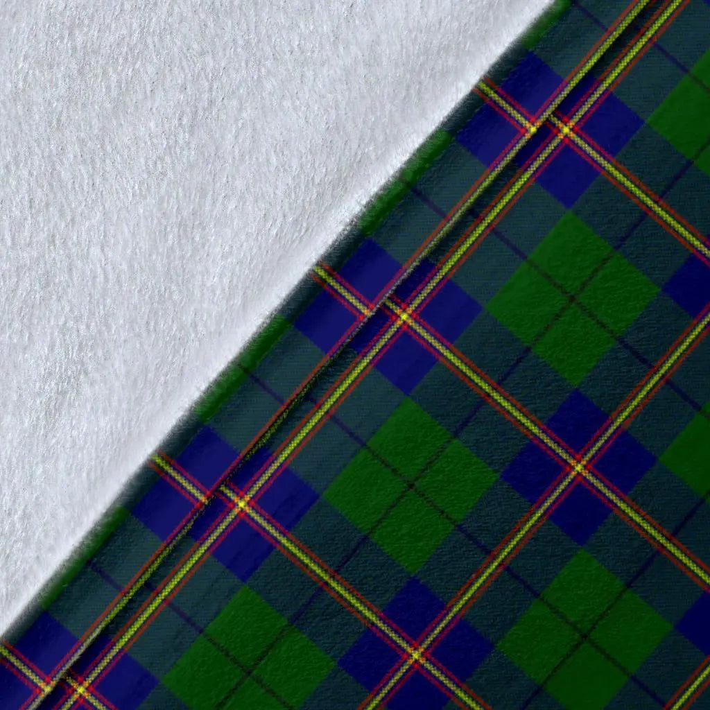 Clan Carmichael Modern Tartan Crest Blanket Wave Style WQ30 Clan Carmichael Tartan Today   