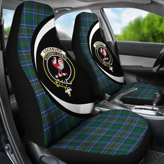 Clan Cockburn Ancient Tartan Crest Circle Style Car Seat Cover FE36 Clan Cockburn Tartan Today   