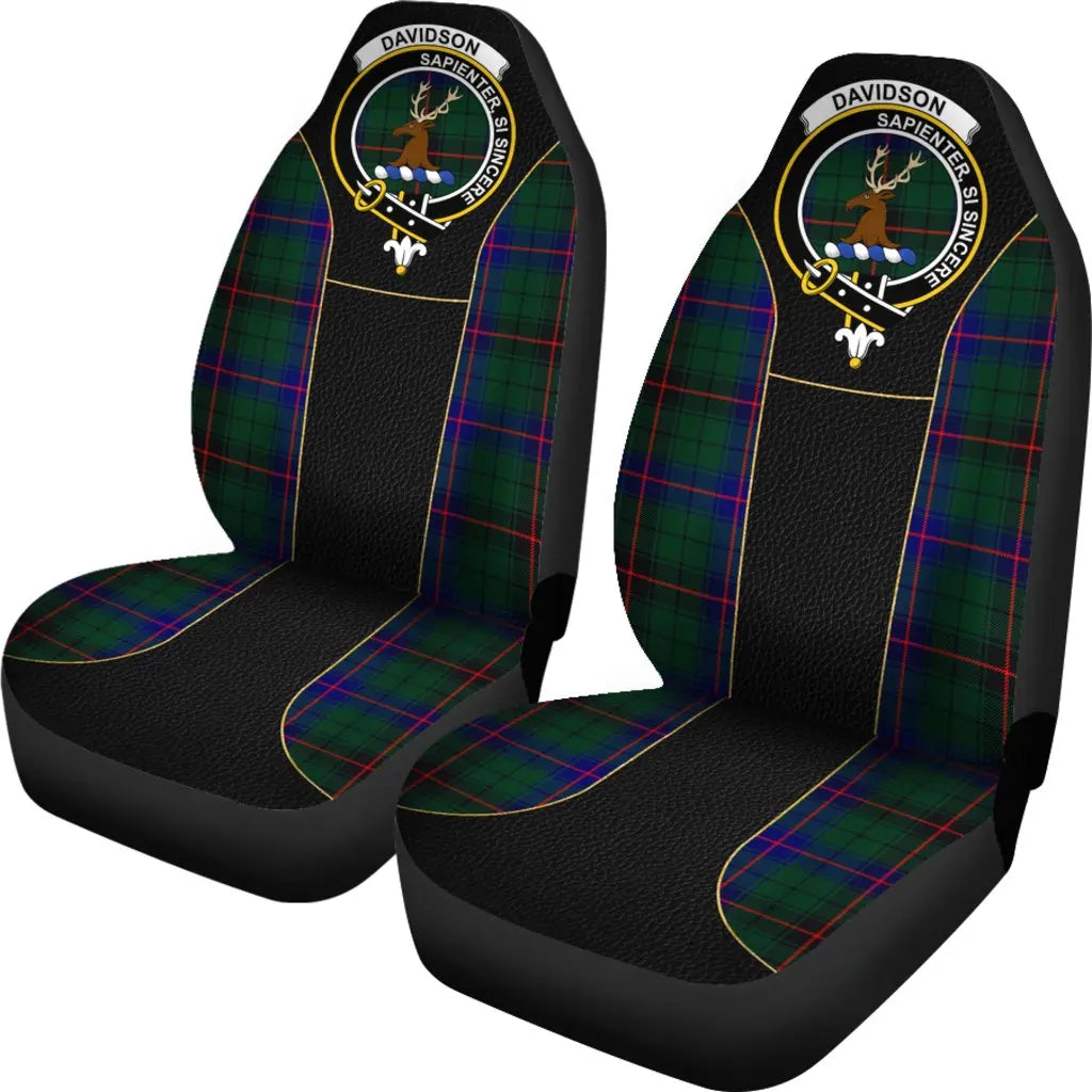 Clan Davidson Tartan Crest Special Car Seat Cover EK47 Clan Davidson Tartan Today   