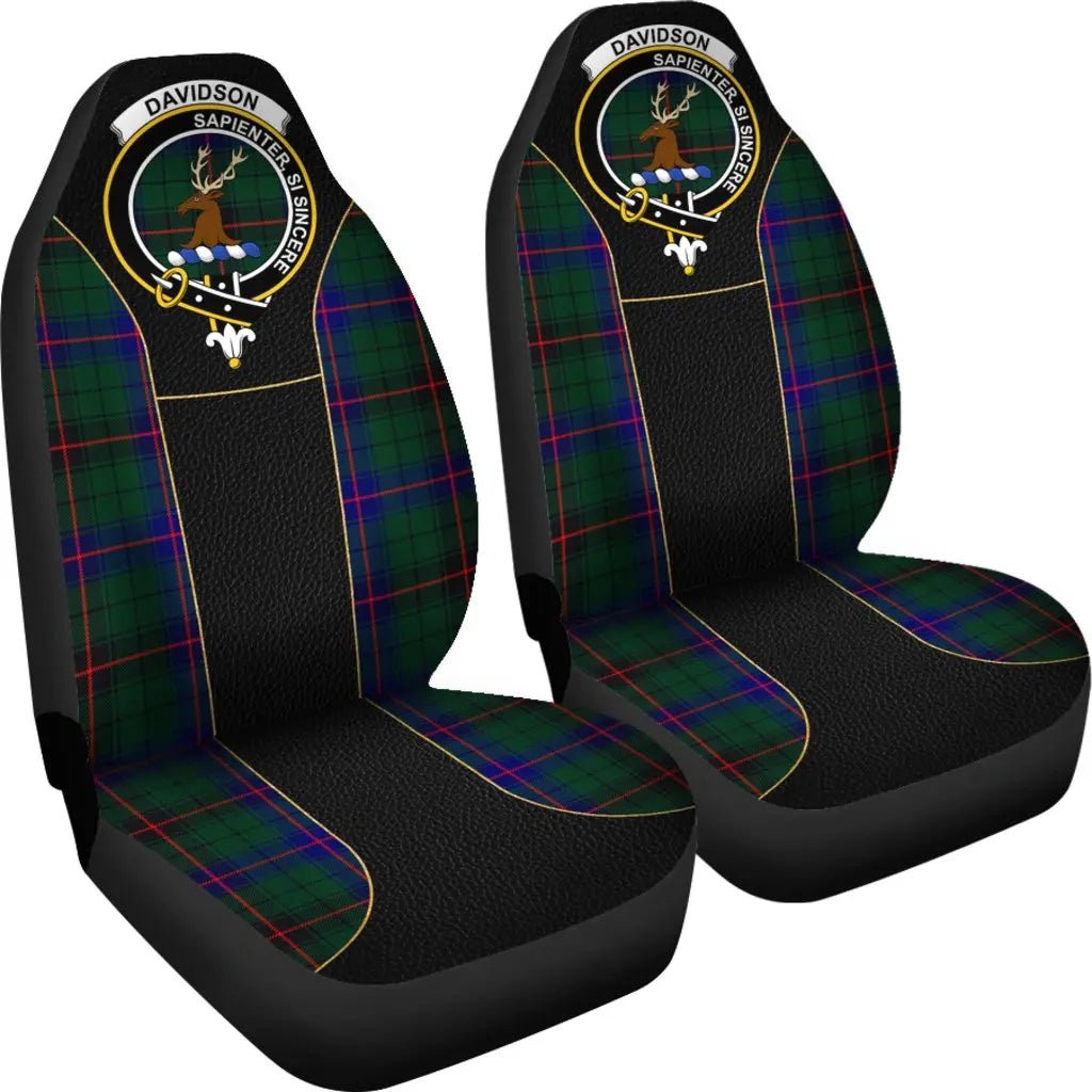 Clan Davidson Tartan Crest Special Car Seat Cover EK47 Clan Davidson Tartan Today   