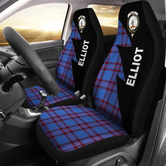 Clan Elliot Tartan Crest Car Seat Cover LS65 Clan Elliot Tartan Today   