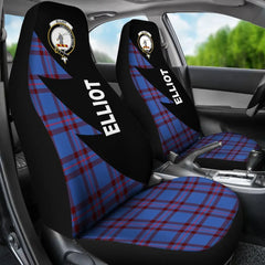 Clan Elliot Tartan Crest Car Seat Cover LS65 Clan Elliot Tartan Today   