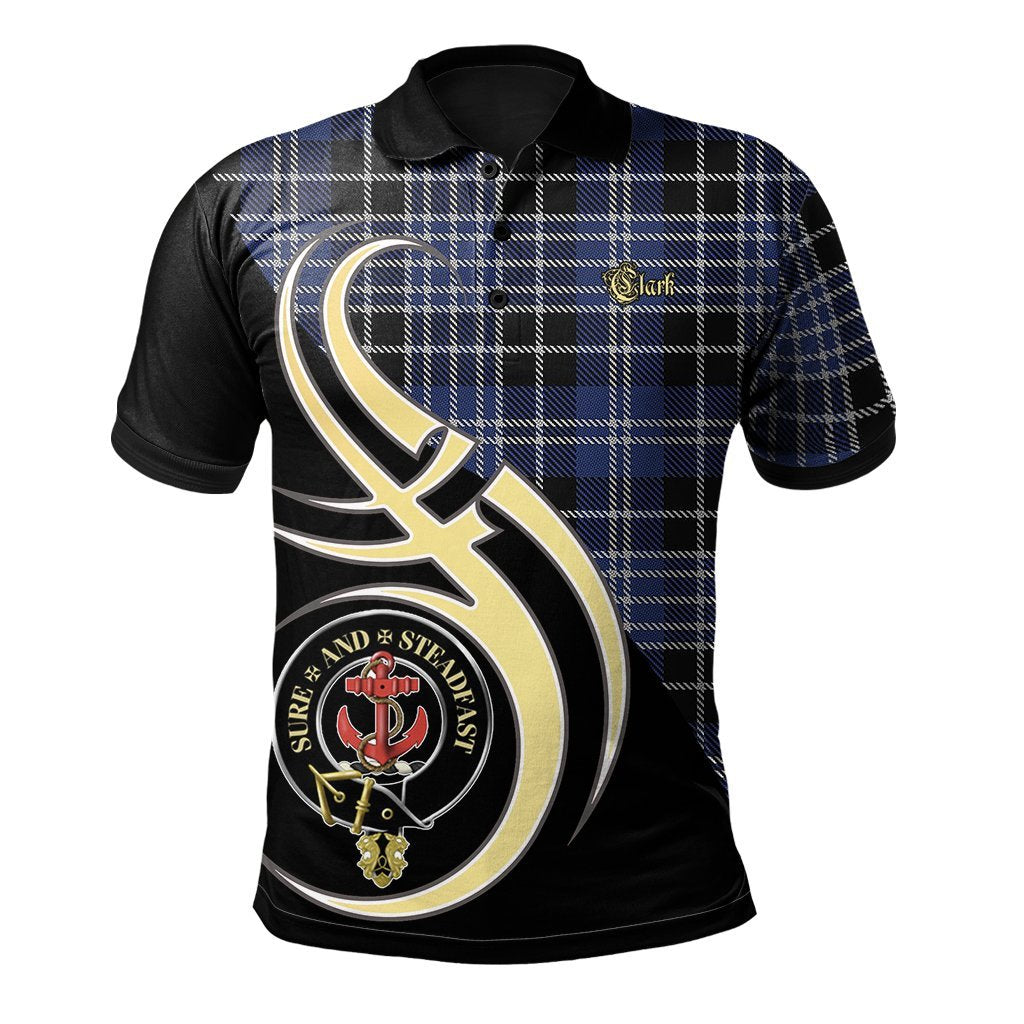 Clan Clark Tartan Polo Shirt - Believe In Me Style QQ82 Clark Tartan Tartan Polo   