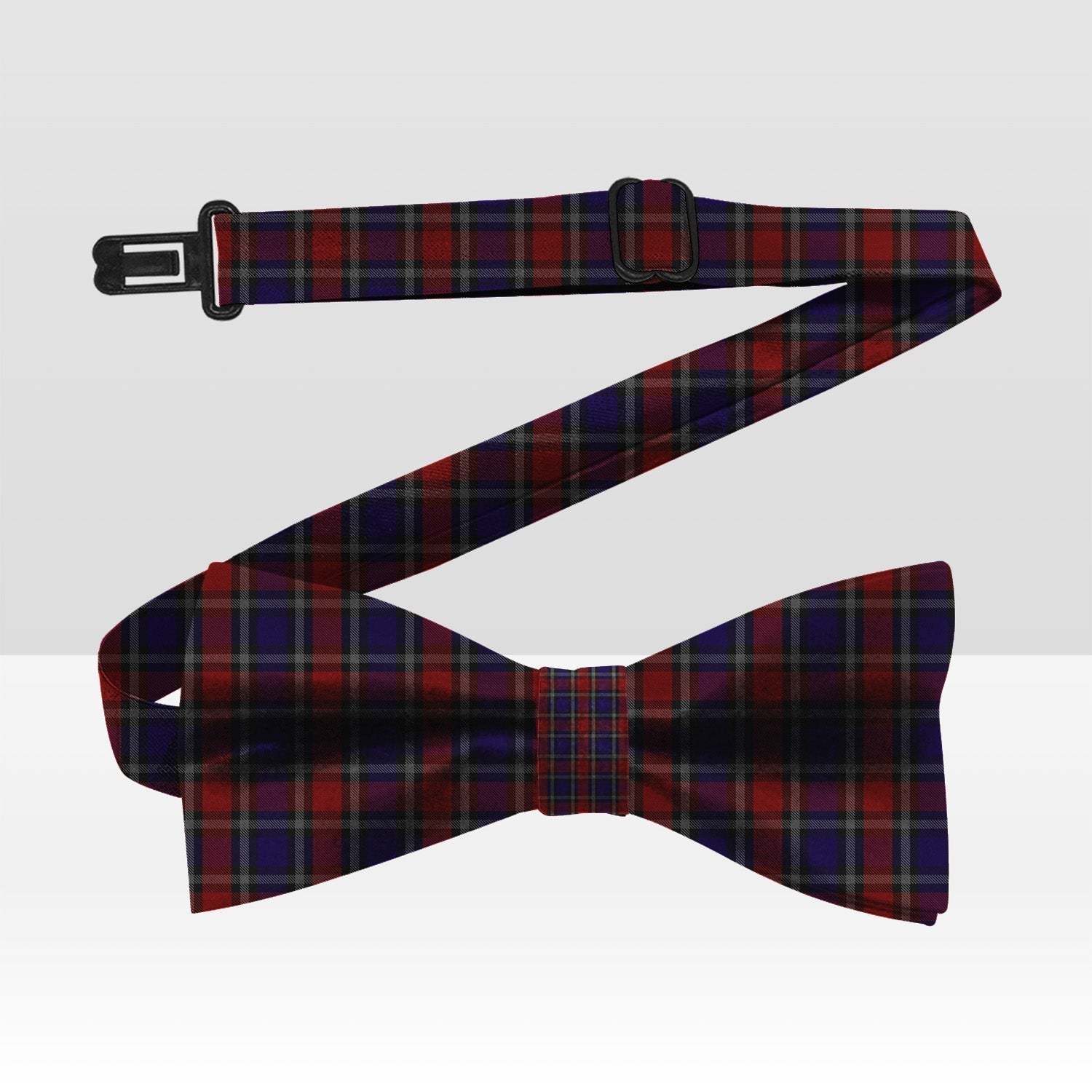 Clan Clark Red Tartan Bow Tie JE84 Clan Clark Tartan Today   