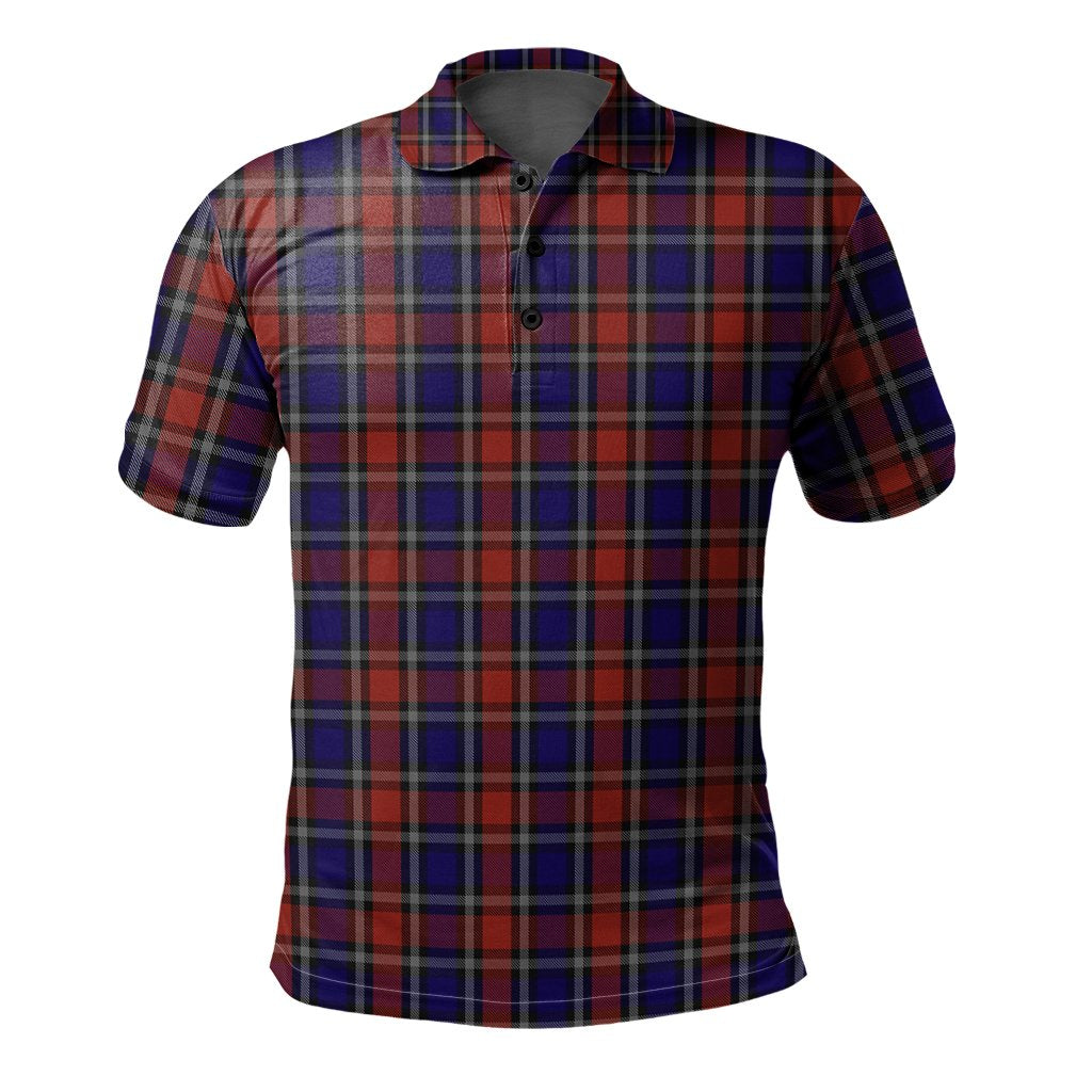 Clan Clark Red Tartan Polo Shirt UC15 Clark Red Tartan Tartan Polo   