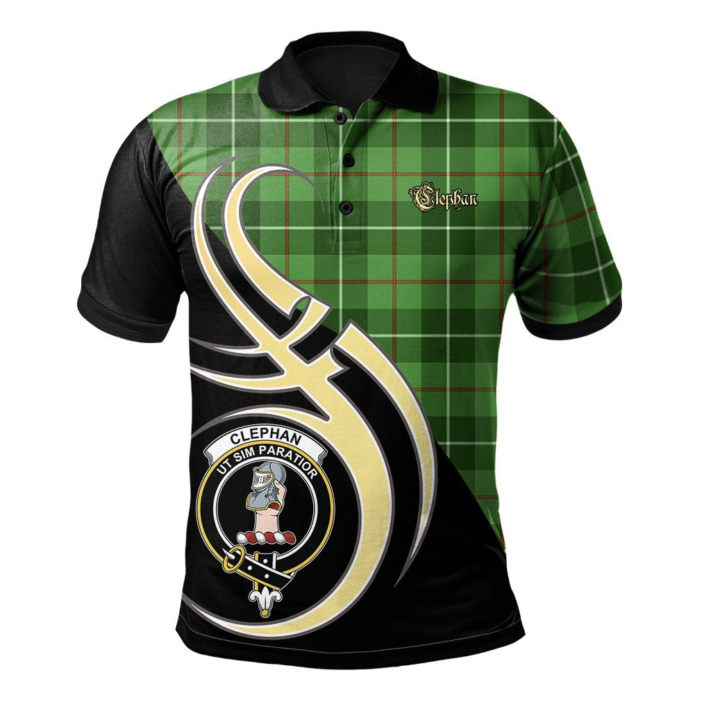 Clan Clephan Tartan Polo Shirt - Believe In Me Style ZU33 Clephan Tartan Tartan Polo   