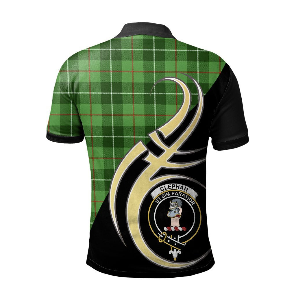 Clan Clephan Tartan Polo Shirt - Believe In Me Style ZU33 Clephan Tartan Tartan Polo   