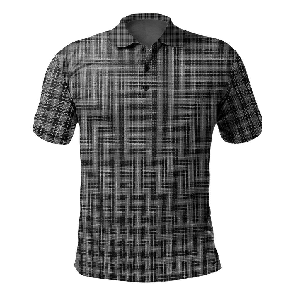 Clan Clergy Grey Tartan Polo Shirt GE47 Clergy Grey Tartan Tartan Polo   