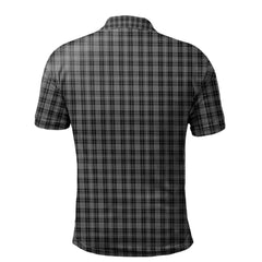 Clan Clergy Grey Tartan Polo Shirt GE47 Clergy Grey Tartan Tartan Polo   