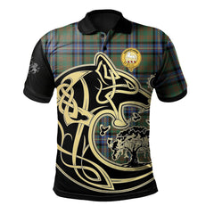 Clan Cochrane Ancient Tartan Polo Shirt Viking Wolf QW81 Cochrane Ancient Tartan Tartan Polo   