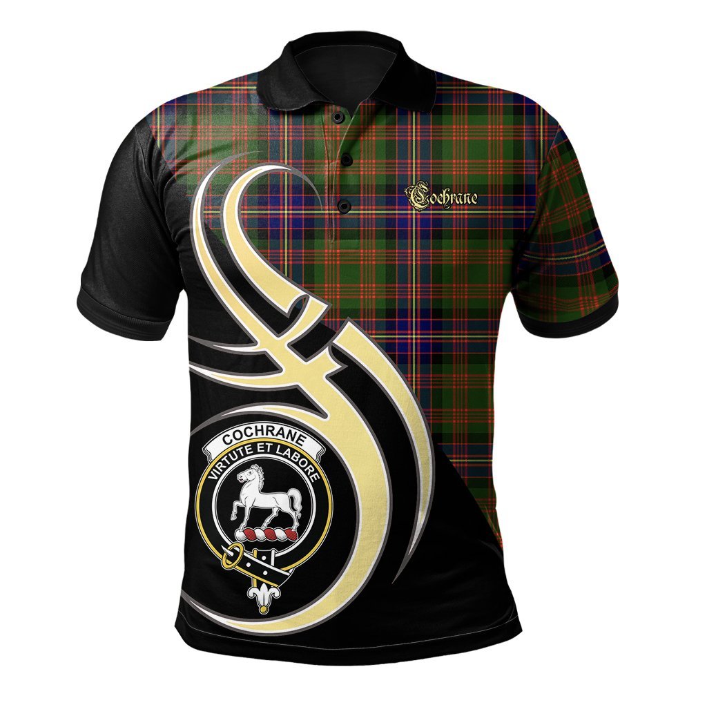 Clan Cochrane Modern Tartan Polo Shirt - Believe In Me Style OP84 Cochrane Modern Tartan Tartan Polo   