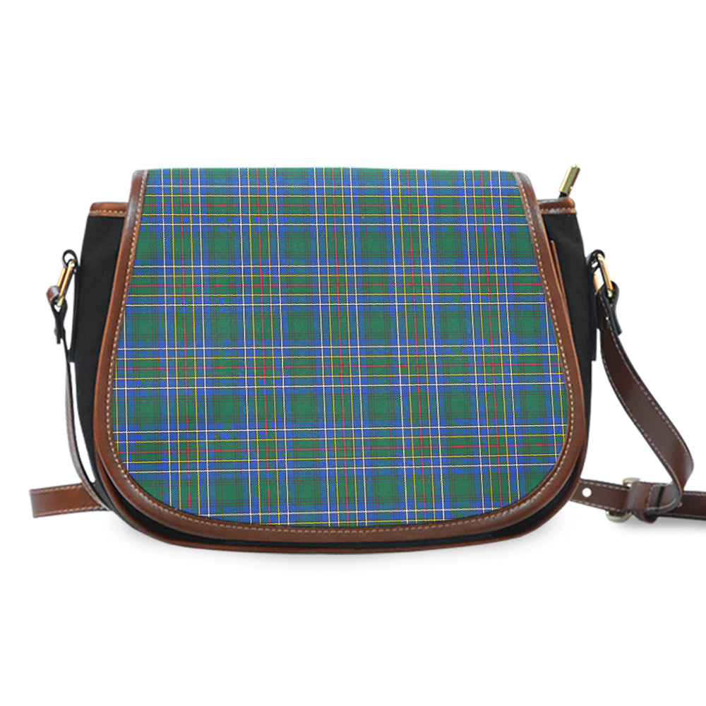 Clan Cockburn Ancient Tartan Saddle Handbags PJ28 Clan Cockburn Tartan Today   