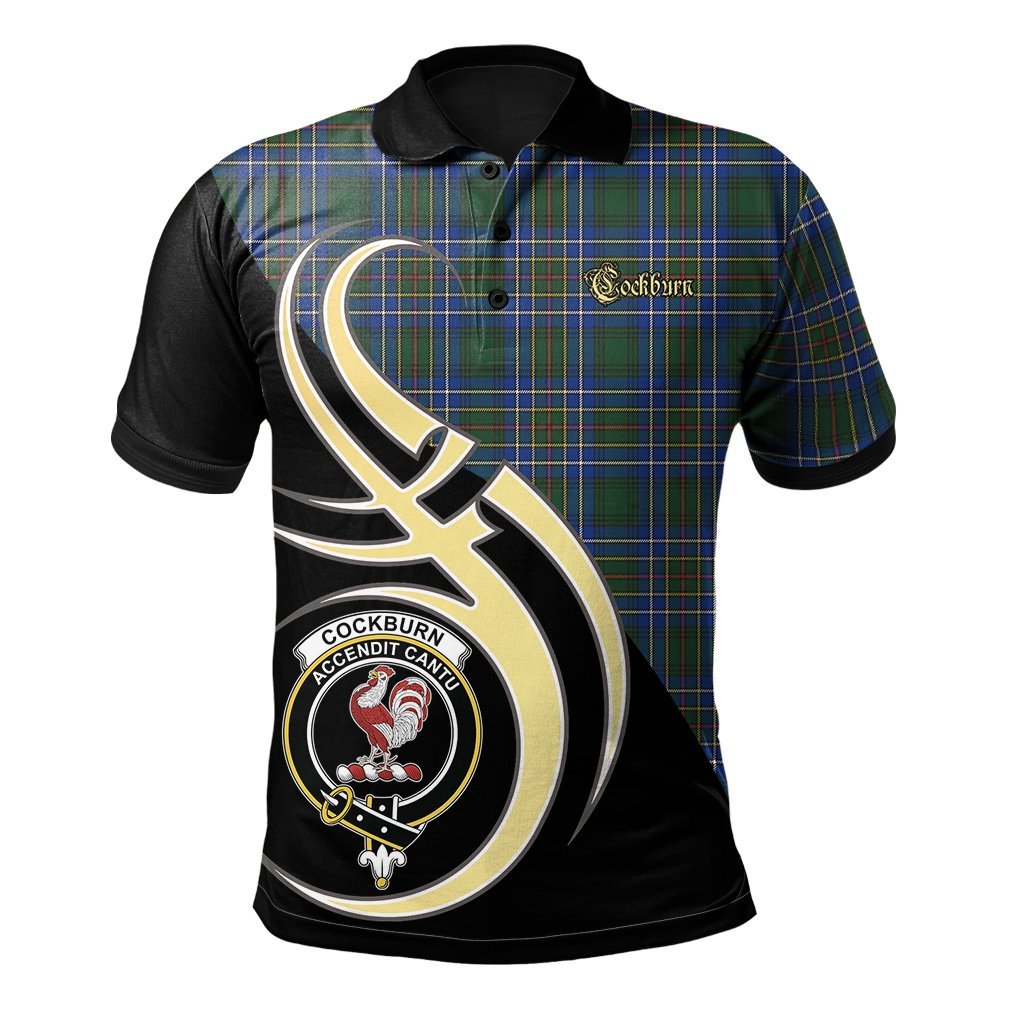 Clan Cockburn Ancient Tartan Polo Shirt - Believe In Me Style FF11 Cockburn Ancient Tartan Tartan Polo   