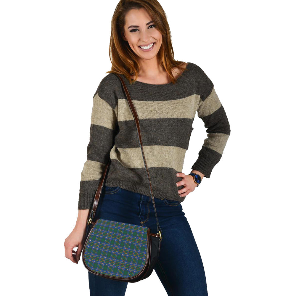 Clan Cockburn Ancient Tartan Saddle Handbags PJ28 Clan Cockburn Tartan Today   